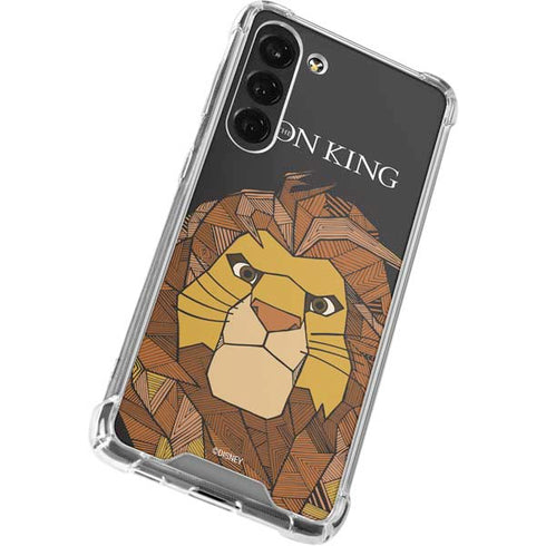 Disney The Lion King Mosaic Simba Art Galaxy S24 FE Clear Case